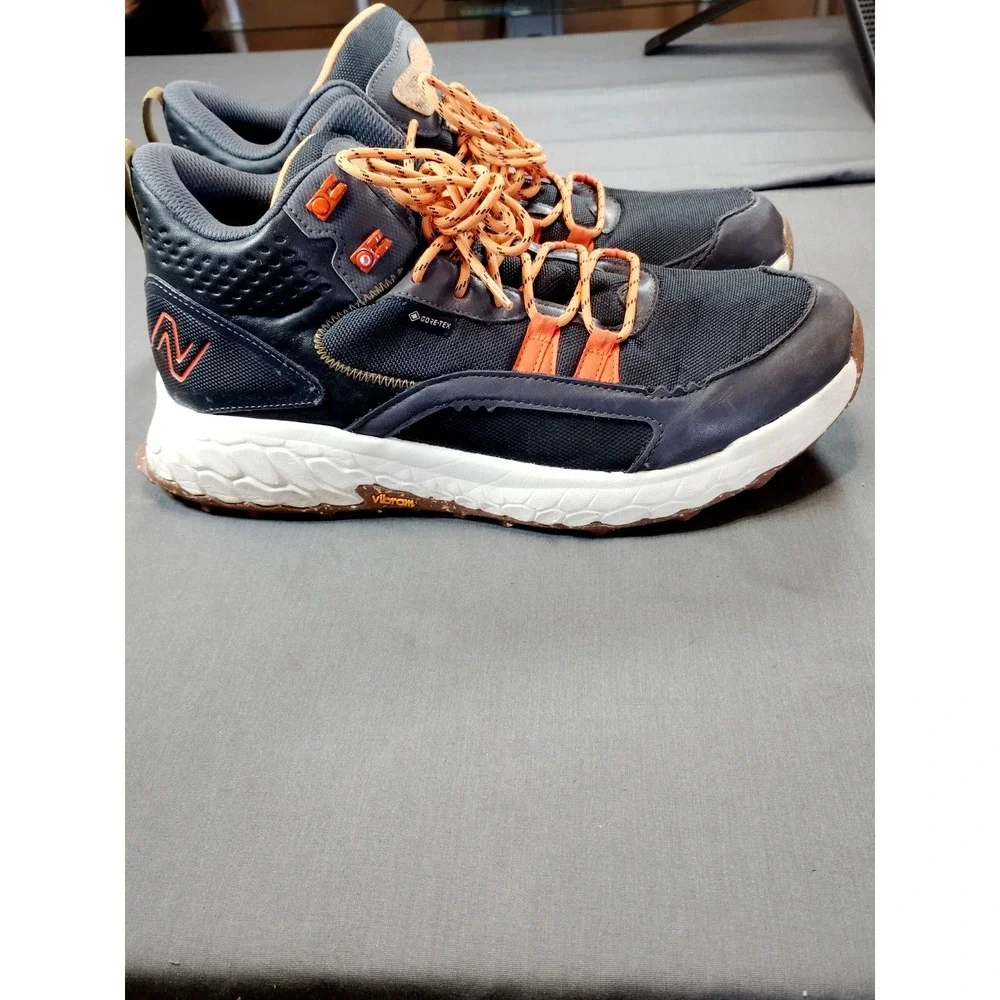 New Balance Fresh Foam X Hierro Mid Gore‑Tex Black Orange Trail‎ Shoes Men 12